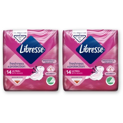 pdp-image-Libresse Ultra+ wings maandverband 2-pack