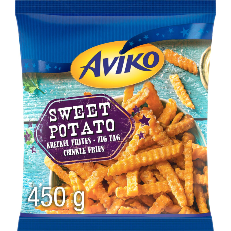 Een afbeelding van Aviko Zoete aardappel kreukel friet