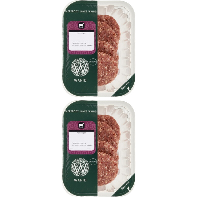 Een afbeelding van Wahid Hamburgers 2-pack