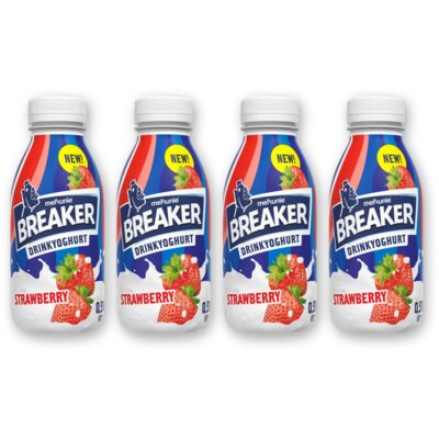 pdp-image-Melkunie Breaker drinkyoghurt strawberry 4-pack