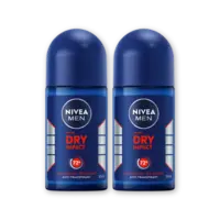 NIVEA Men dry impact anti transpirant rol 2pck