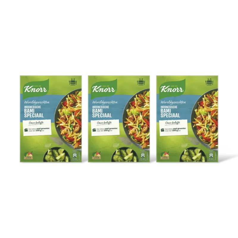 Knorr Wereldgerechten Indonesische bami 3-pack