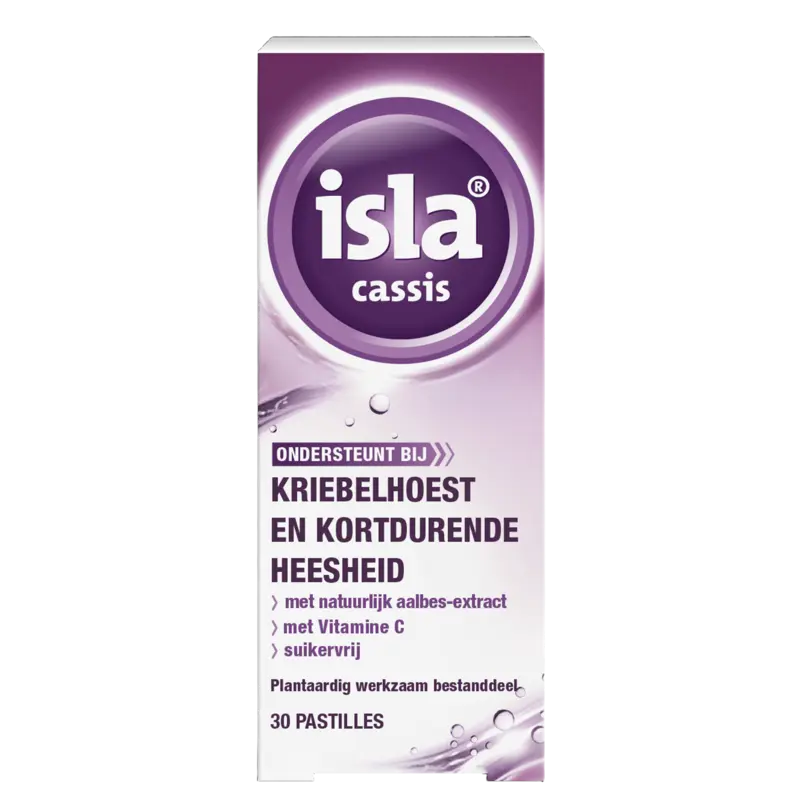 Cassis pastilles kriebelhoest & heesheid