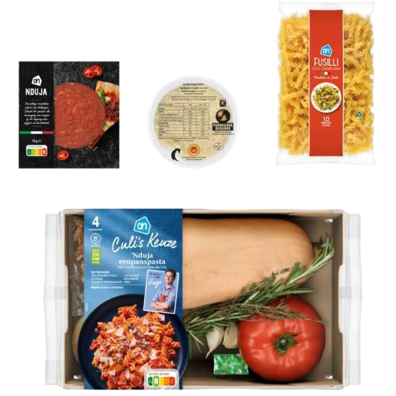 Een afbeelding van AH Culi's Pompoen Nduja Verspakket