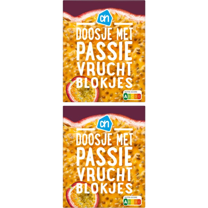 Een afbeelding van AH Doosje met passievruchtblokjes 2-pack