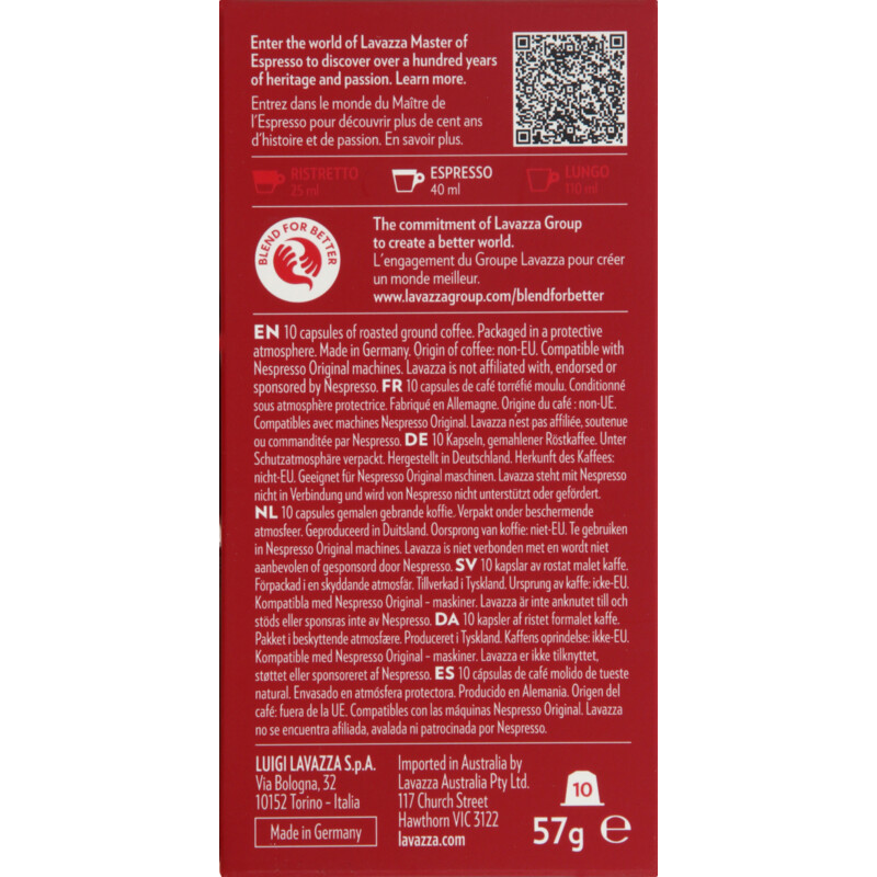 Een afbeelding van Lavazza Espresso maestro classico capsules