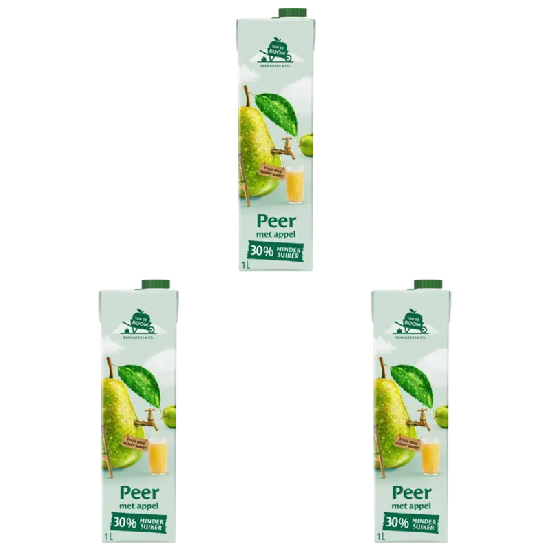 Peer met appel 3-pack