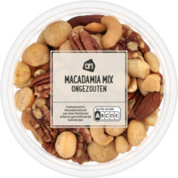 Een afbeelding van AH Ongezouten macadamiamix