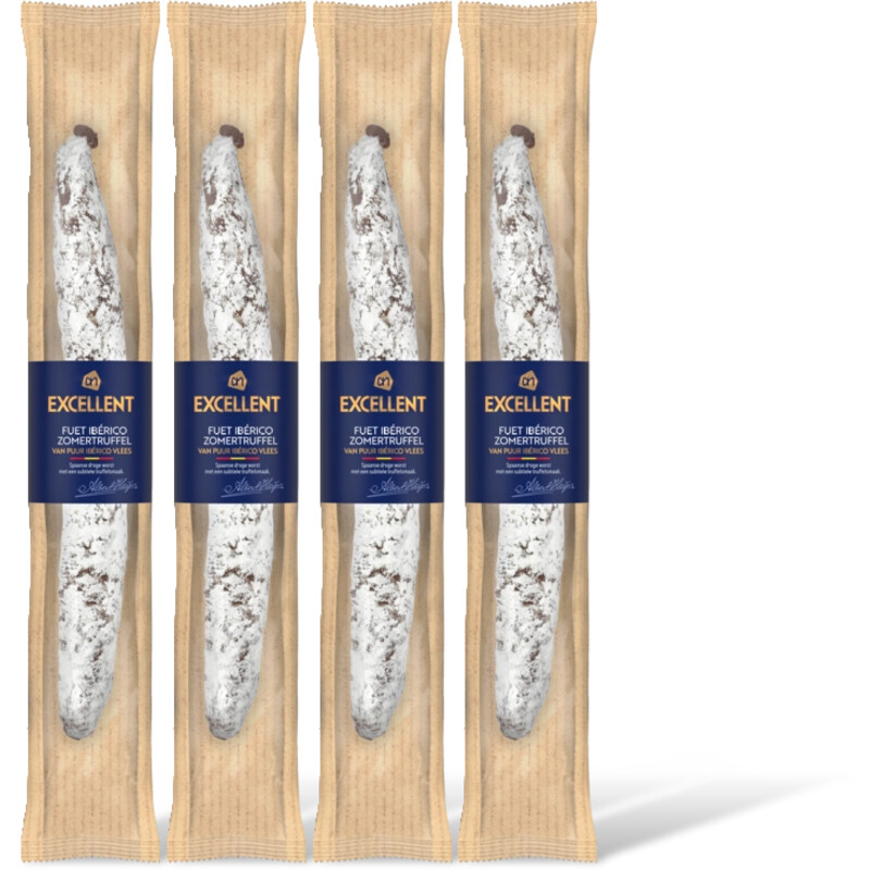 AH Excellent Fuet Iberico zomertruffel 4-pack