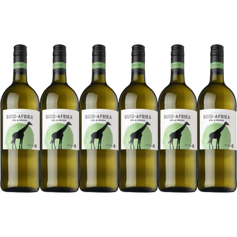 Een afbeelding van AH Vol & droge Zuid-Afrikaanse wit 6-pack