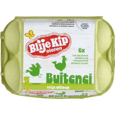 pdp-image-Blije Kip eieren Vrije uitloop buitenei