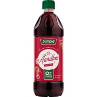 Een afbeelding van Slimpie Aardbei siroop 0% suiker