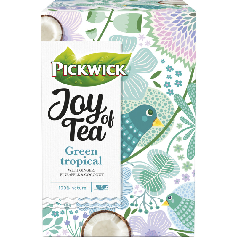 Pickwick joy of tea green tropical reserveren | Albert Heijn