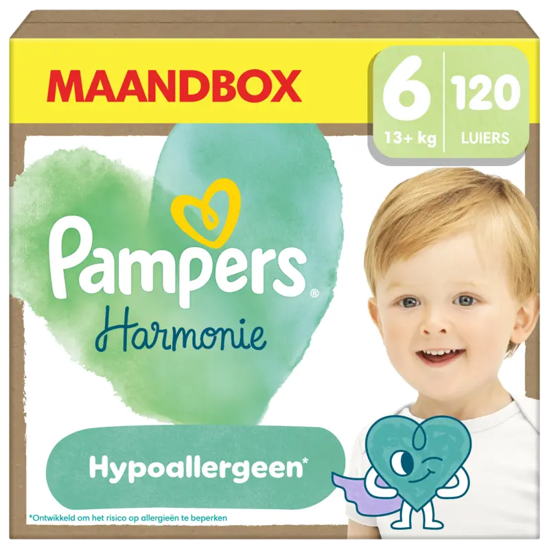 Harmonie luiers maat 6 maandbox