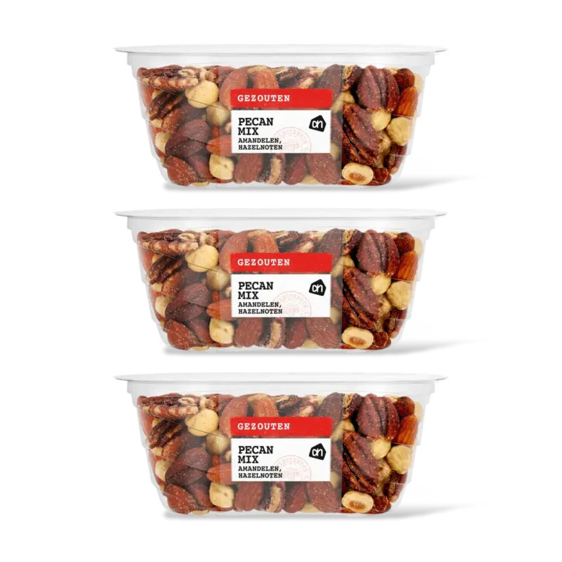 AH Pecanmix amandel/hazelnoten gezouten 3pk