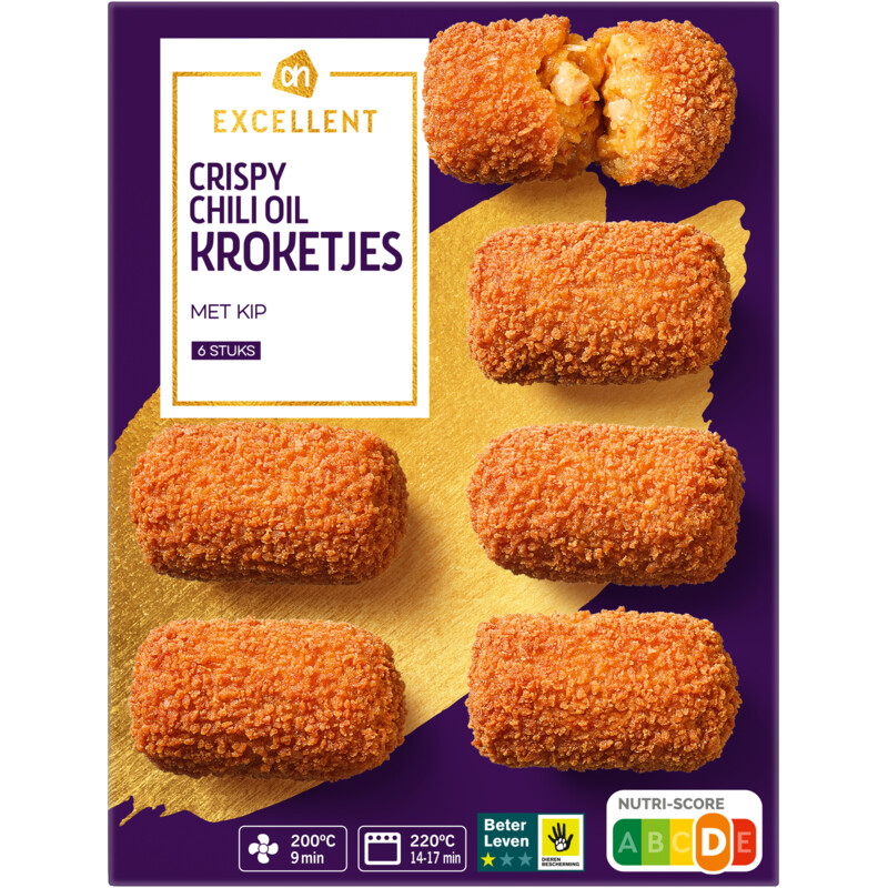 Een afbeelding van AH Excellent Crispy chili oil kroket