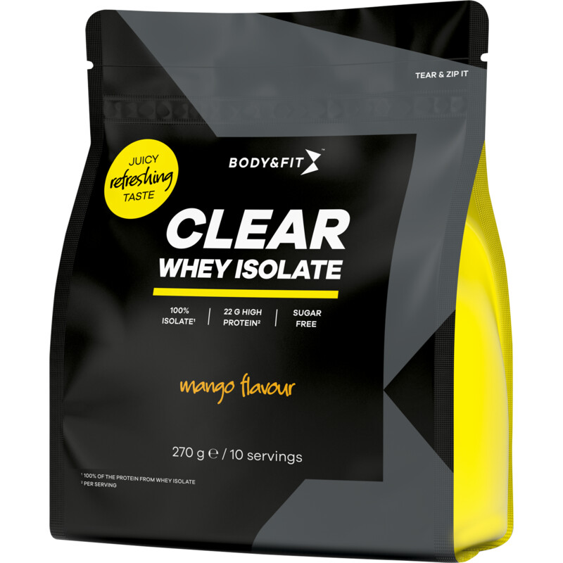 Een afbeelding van Body & Fit Clear whey mango