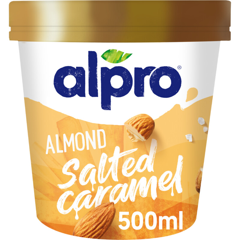 Een afbeelding van Alpro IJs ALMOND salted caramel