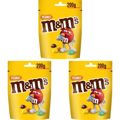 pdp-image-M&M'S Pinda melk chocolade 3-pack