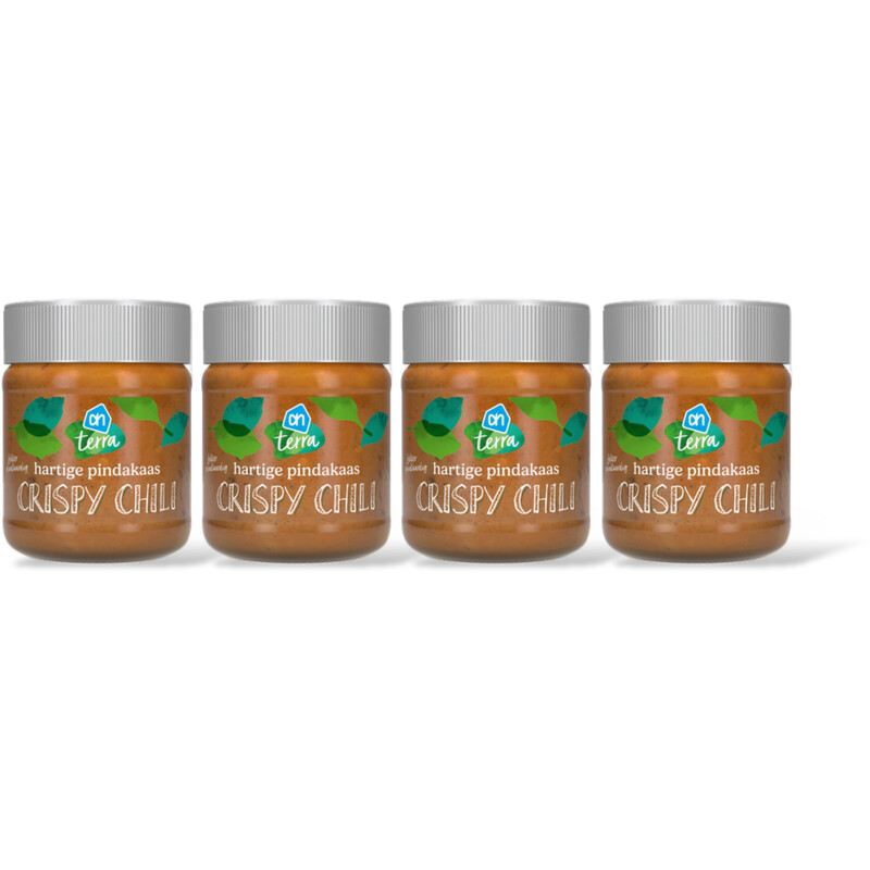 AH Terra Hartige pindakaas crispy chili 4-pack