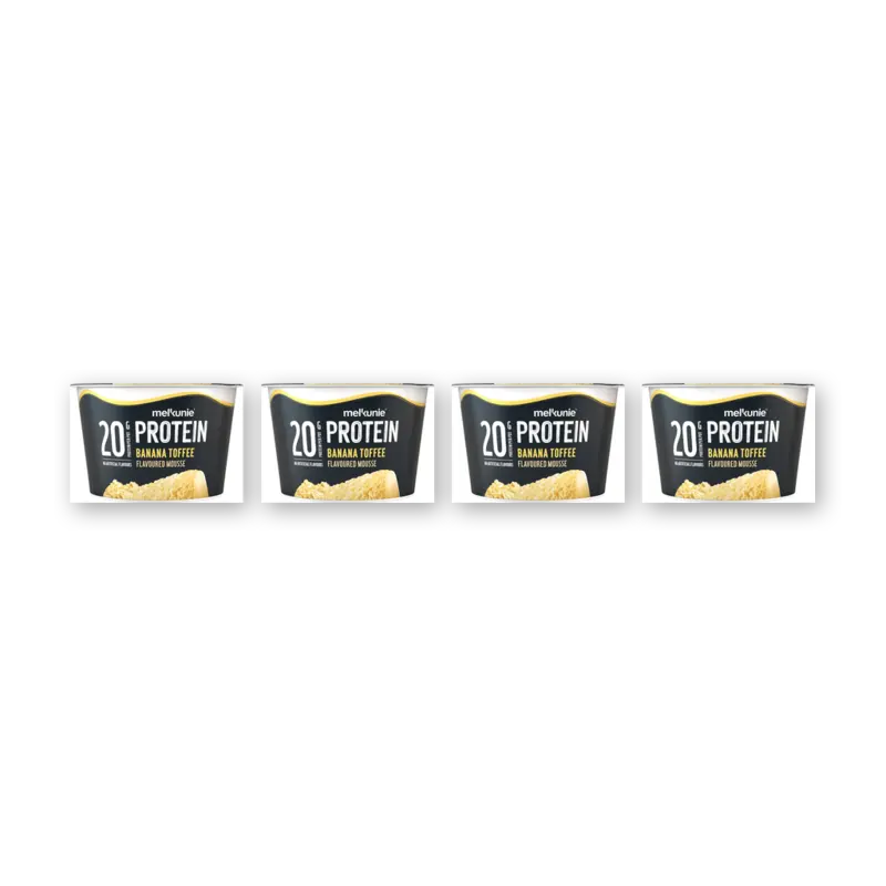 Protein banana toffee mousse 4-pack