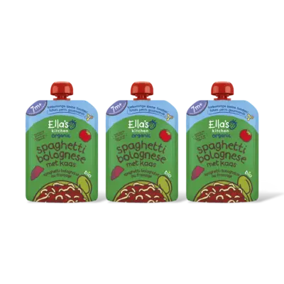 pdp-image-Ella's kitchen Spaghetti bolognese met kaas 7m+ 3-pack