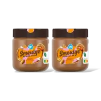AH Smeuige pindakaas crispy 2-pack