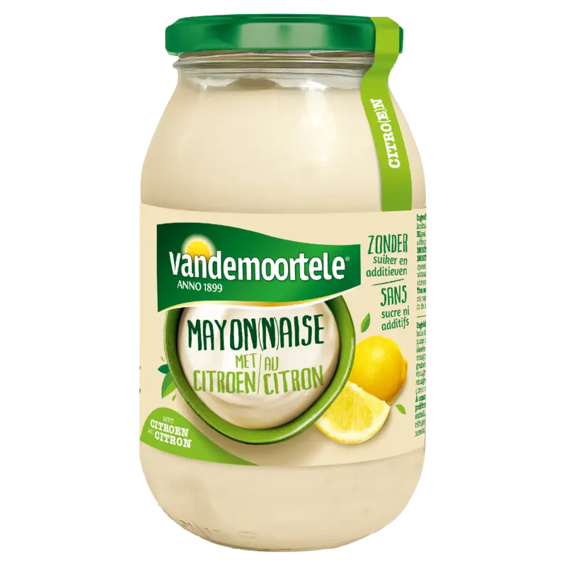 Vandemoortele Mayonnaise met citroen bel