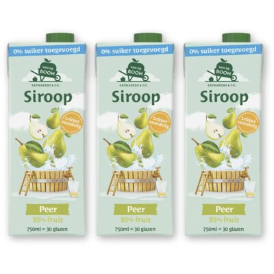 pdp-image-Van de Boom Peer siroop 0% suiker 3-pack