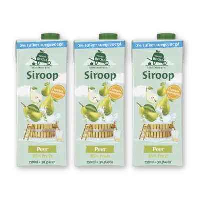 pdp-image-Van de Boom Peer siroop 0% suiker 3-pack