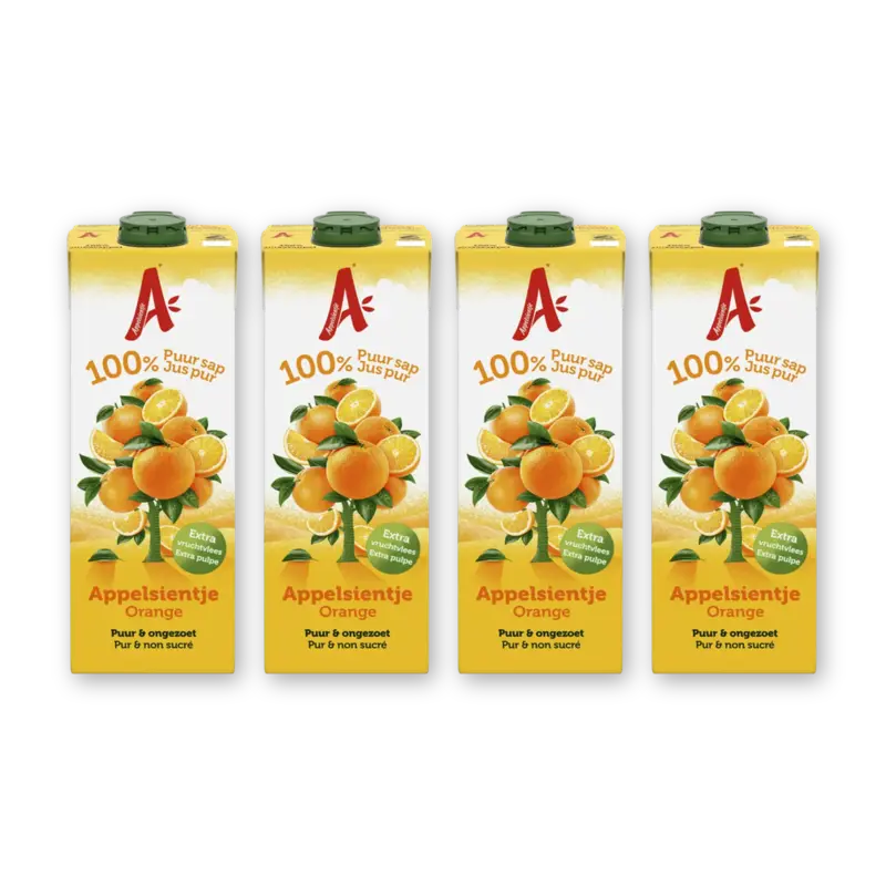 Appelsientje Sinaasappel met extra vruchtvlees 4-pack