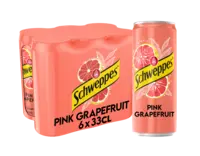 Schweppes Pink grapefruit 6-pack