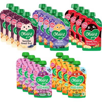pdp-image-Olvarit Knijpfruit/groente 12+mnd babyvoed 20pck