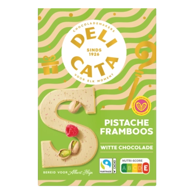 pdp-image-Delicata Chocoladeletter wit pistache framboos