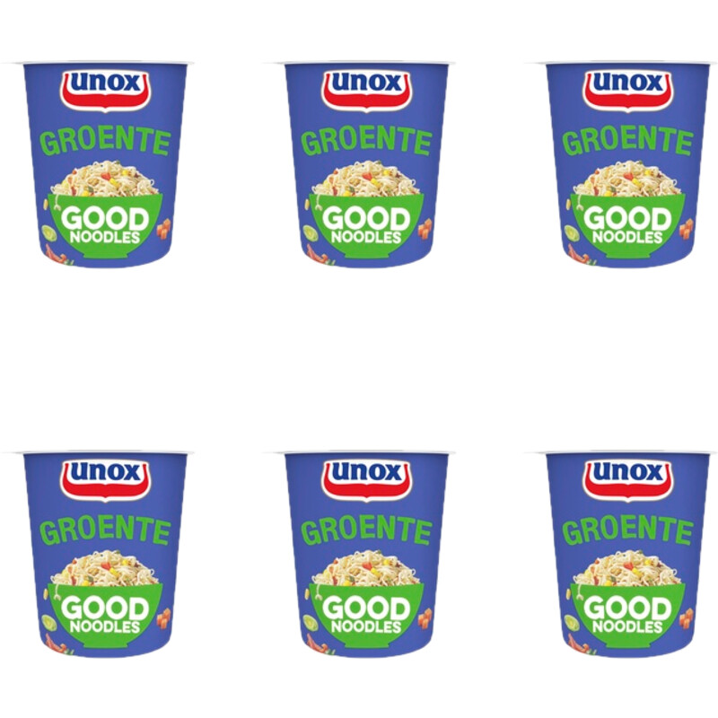 Een afbeelding van Unox Good Noodles Cup Groenten 6-pack