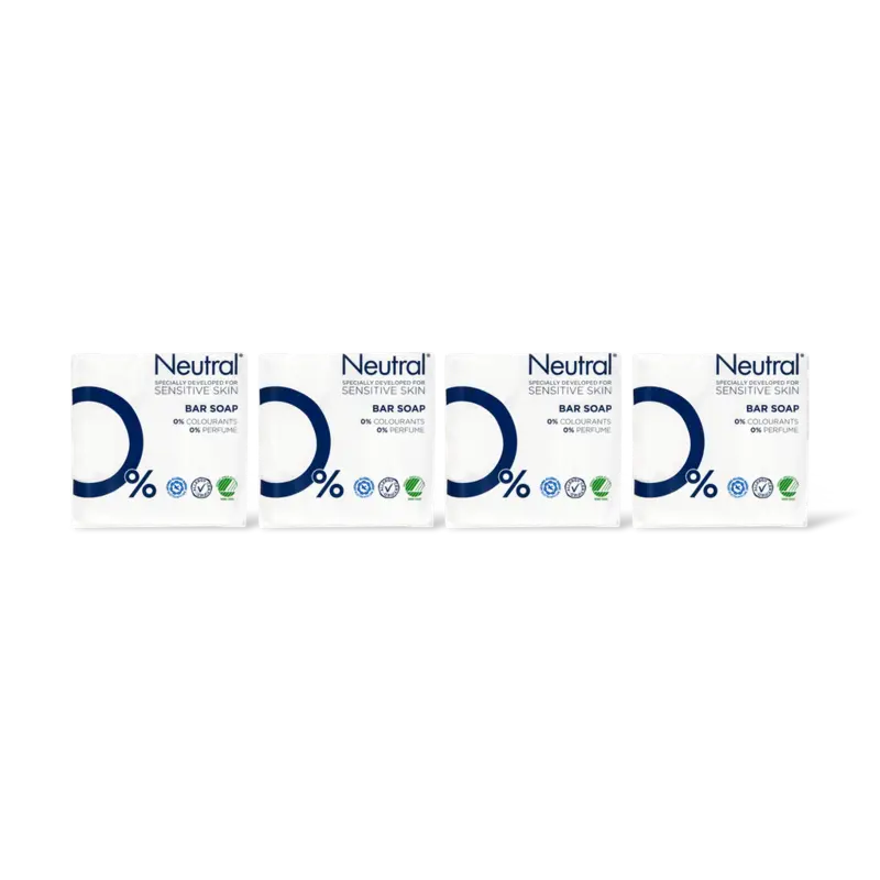 Neutral Sensitive skin bar soap 4-pack