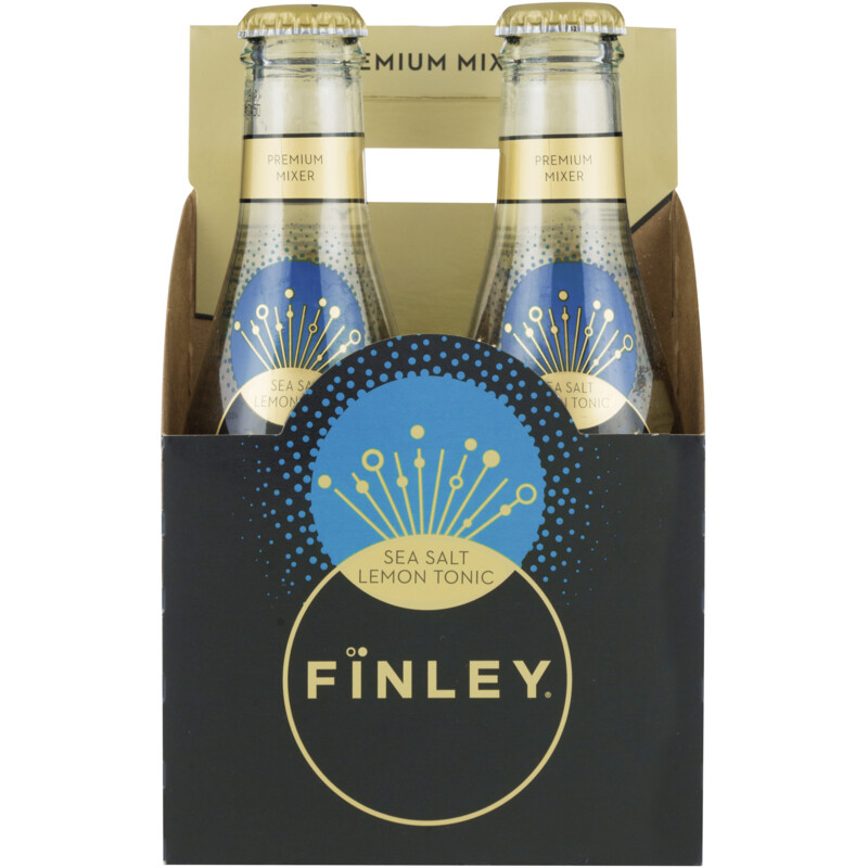Een afbeelding van Finley Sea Salt Tonic water NRGB 4pack Bel
