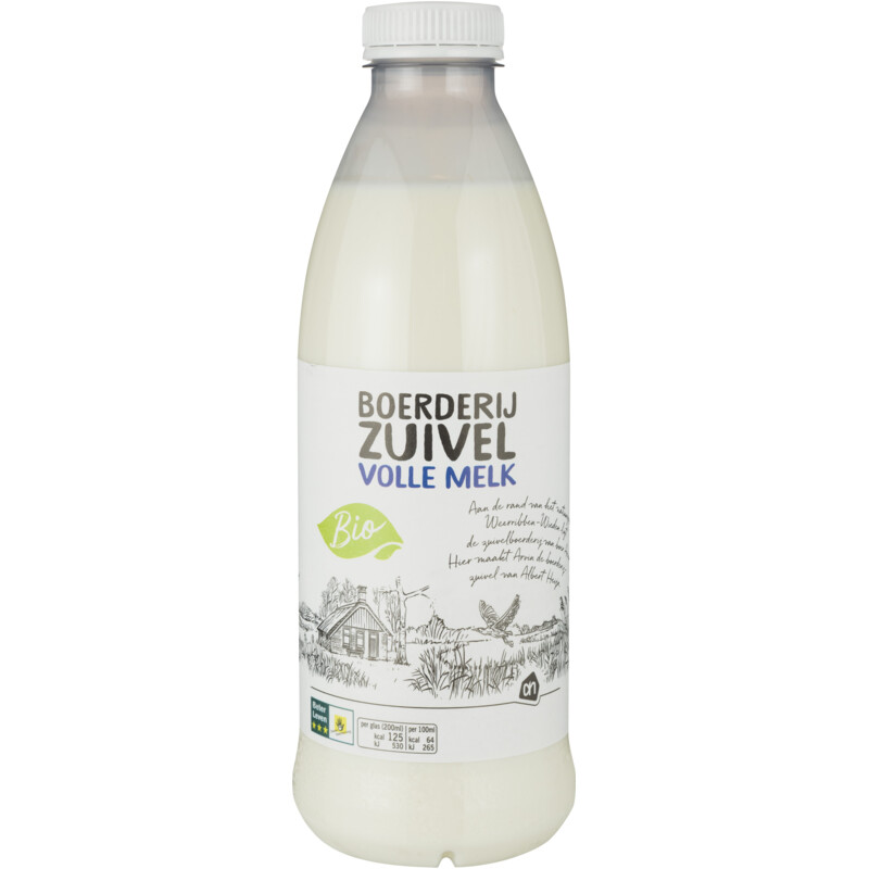 Een afbeelding van AH Biologisch Boerderijzuivel volle melk