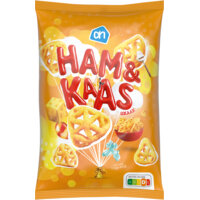 Een afbeelding van AH Ham & kaas smaak zoutjes
