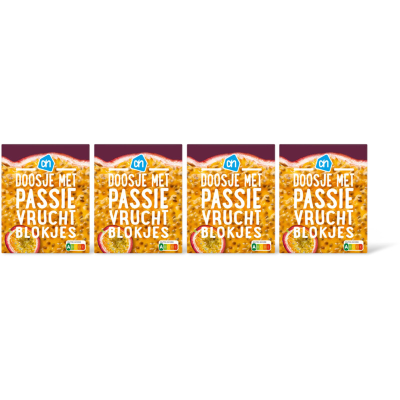 AH Doosje met passievruchtblokjes 4-pack