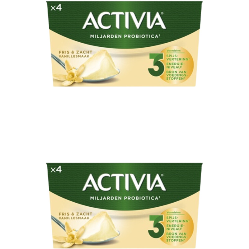 Een afbeelding van Activia Yoghurt vanille 2-pack