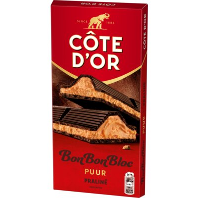 pdp-image-Côte d'Or BonBonBloc chocoladereep praliné puur