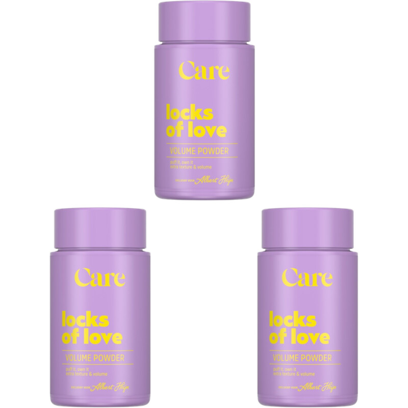 Een afbeelding van Care Locks of love volume powder 3-pack