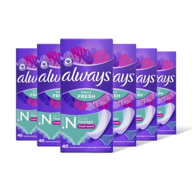 Daily frsh slm flexistyle inlegkruis 6pk