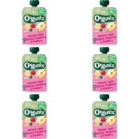 Organix Bio Knijpfruit Haver 12+m 6-pack bestellen | Albert Heijn