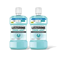 Listerine Coolmint alcholfree intense 2-pack