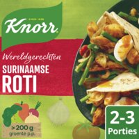 Een afbeelding van Knorr Wereldgerechten Surinaamse roti