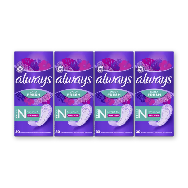 Always Dailies Fresh Normal 4-pack