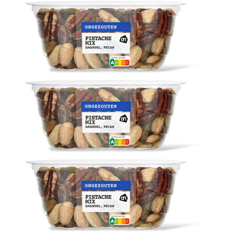 AH Pistachemix ongezouten 3-pack