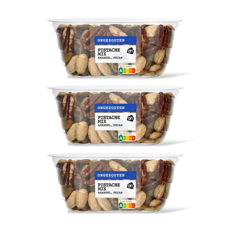 AH Pistachemix ongezouten 3-pack